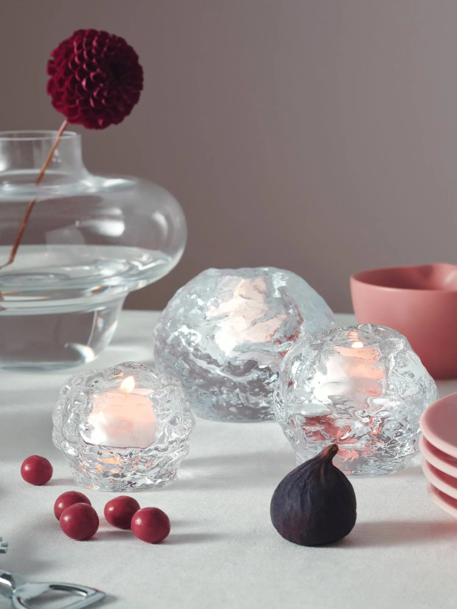 Snowball lyslykt 3-pakning, 3-pakning Kosta Boda