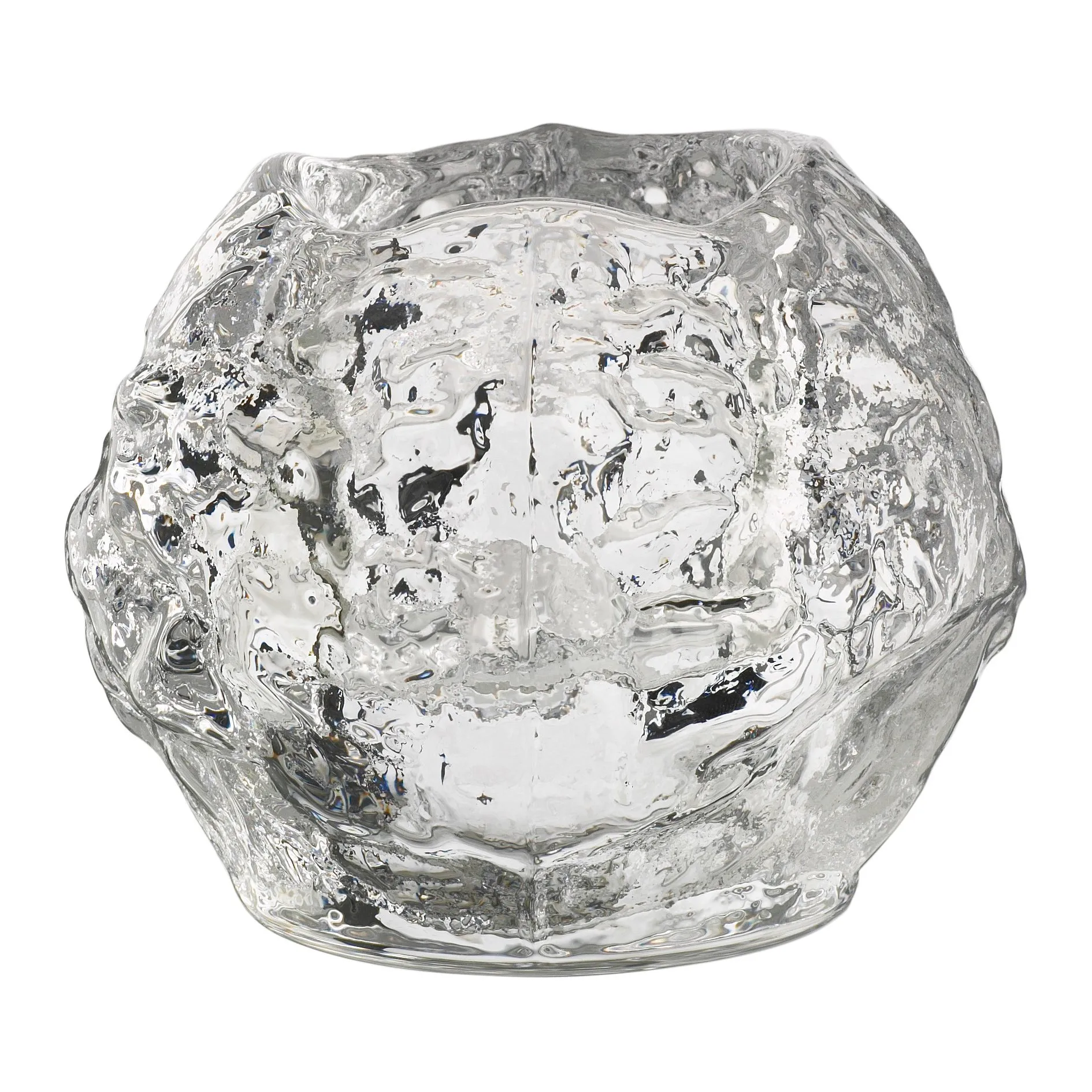 Kosta Boda Snowball telysestake Medium, H7 cm