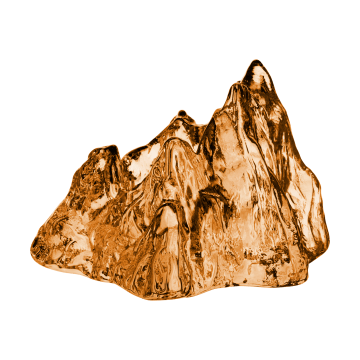 The Rock telysholder 91 mm, Bärnsten Kosta Boda