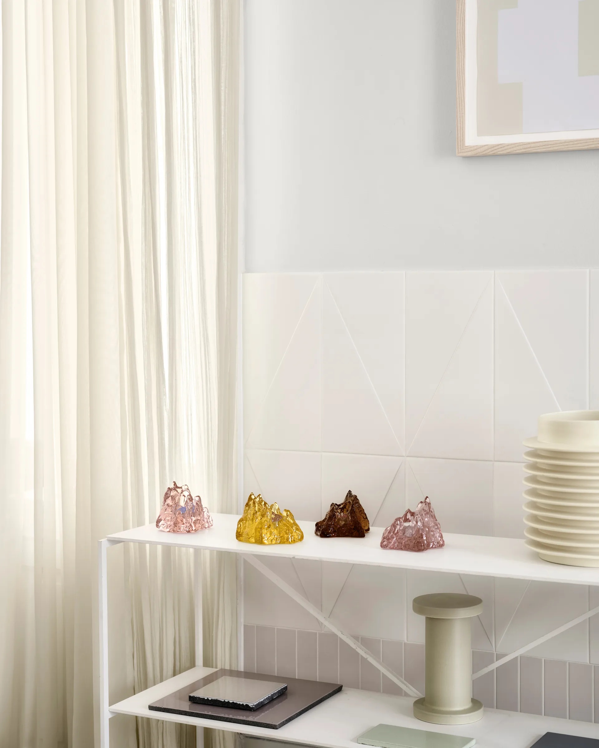 The Rock telysholder 91 mm, Rosa Kosta Boda