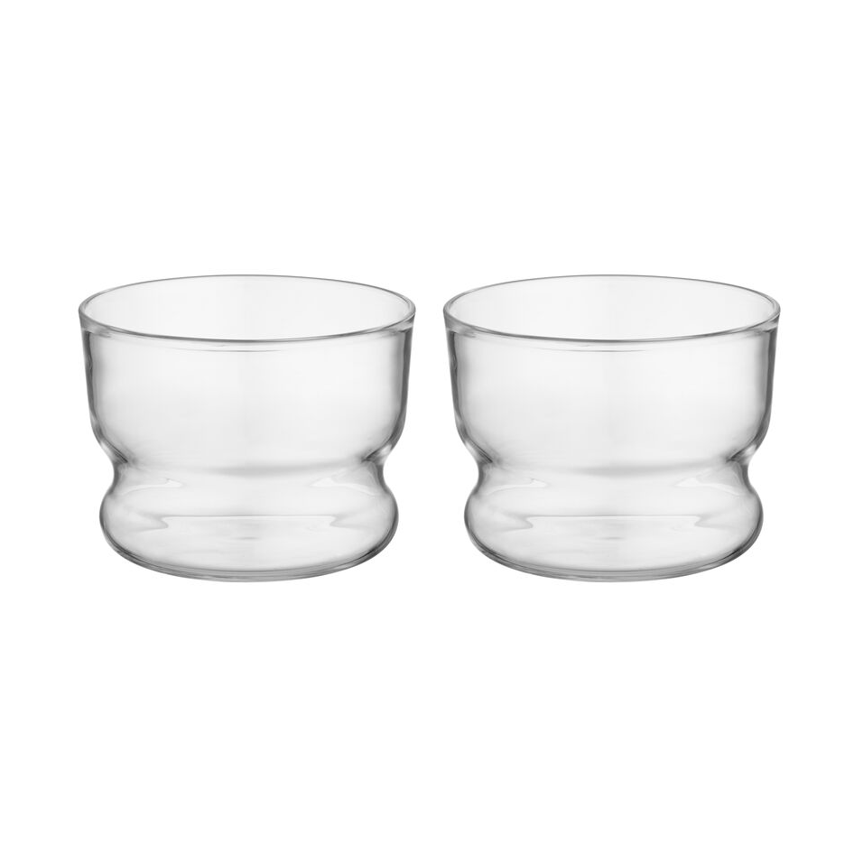 Kosta Boda - Viva dobbel gammeldags glass 30 cl 2 stk