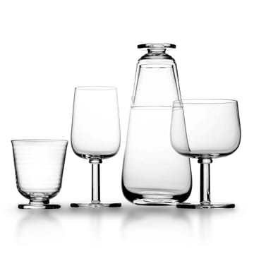 Viva glass på fot 25 cl 2-stk. - Klar - Kosta Boda