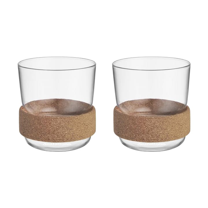 Viva kopp med korkring 30 cl 2-pakning - Klar - Kosta Boda