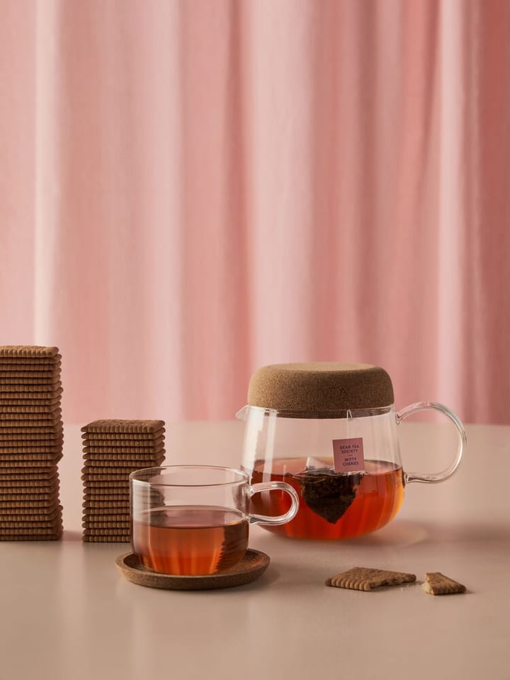 Viva tekanne med korklokk 1,2 L, Klar Kosta Boda