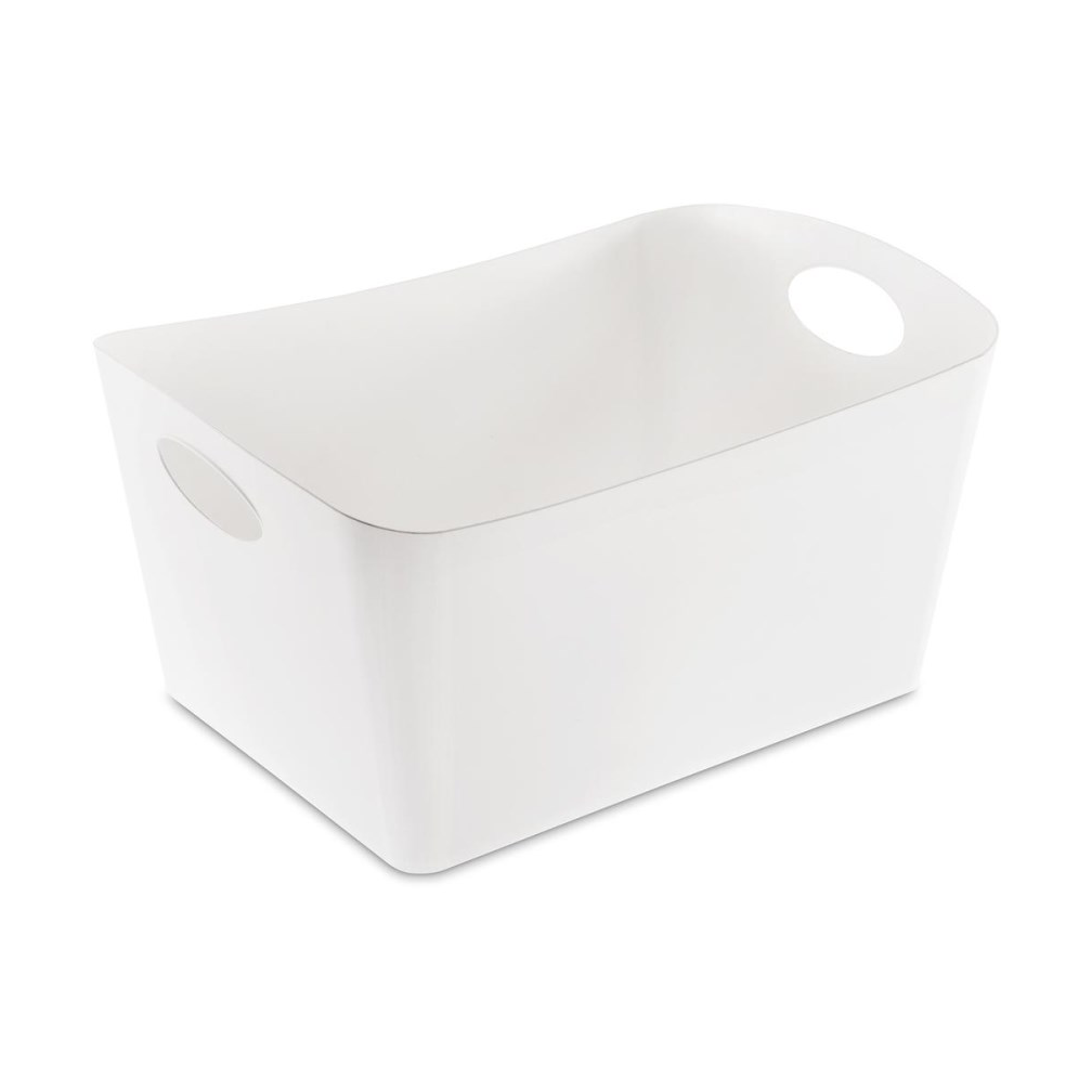 Koziol Boxxx oppbevaringsboks L 15 l Recycled white