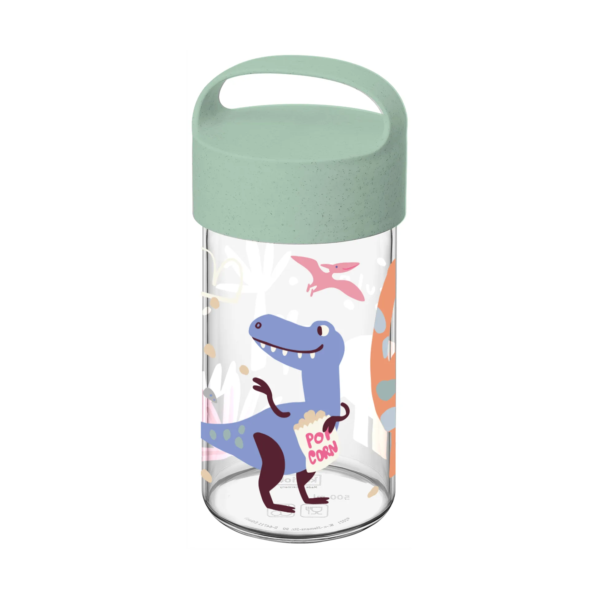 Buddy Snack vannflaske 50 cl, Dinosaur Koziol