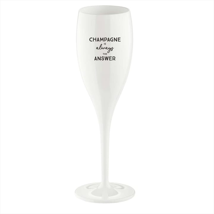 Cheers champagneglass 10 cl 6-pakning, Champagne is the answer Koziol