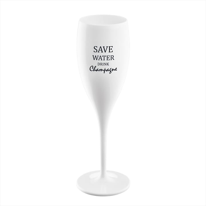 Cheers champagneglass 10 cl 6-pakning - Save water drink champagne - Koziol