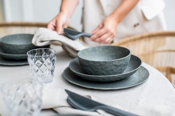 Club bolle Ø16,2 cm 4-pakning biocirkulær termoplast - Nature ash grey - Koziol