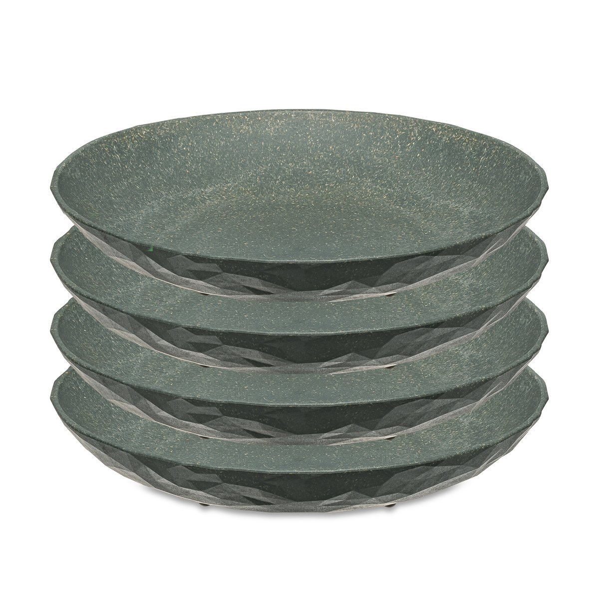 Club dyp tallerken Ø 22 cm 4-pakning Nature ash grey