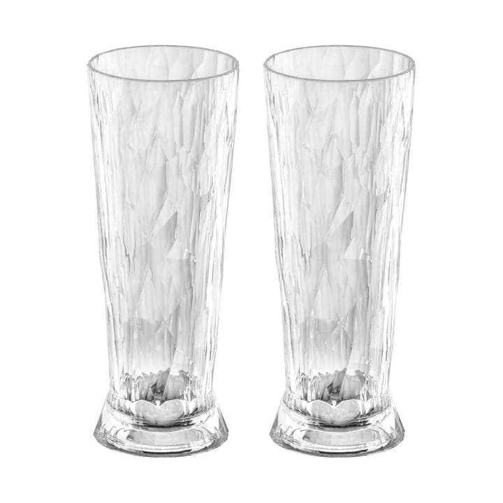 Club No. 11 ølglass plast 50 cl 2-pakning, Krystallklar Koziol