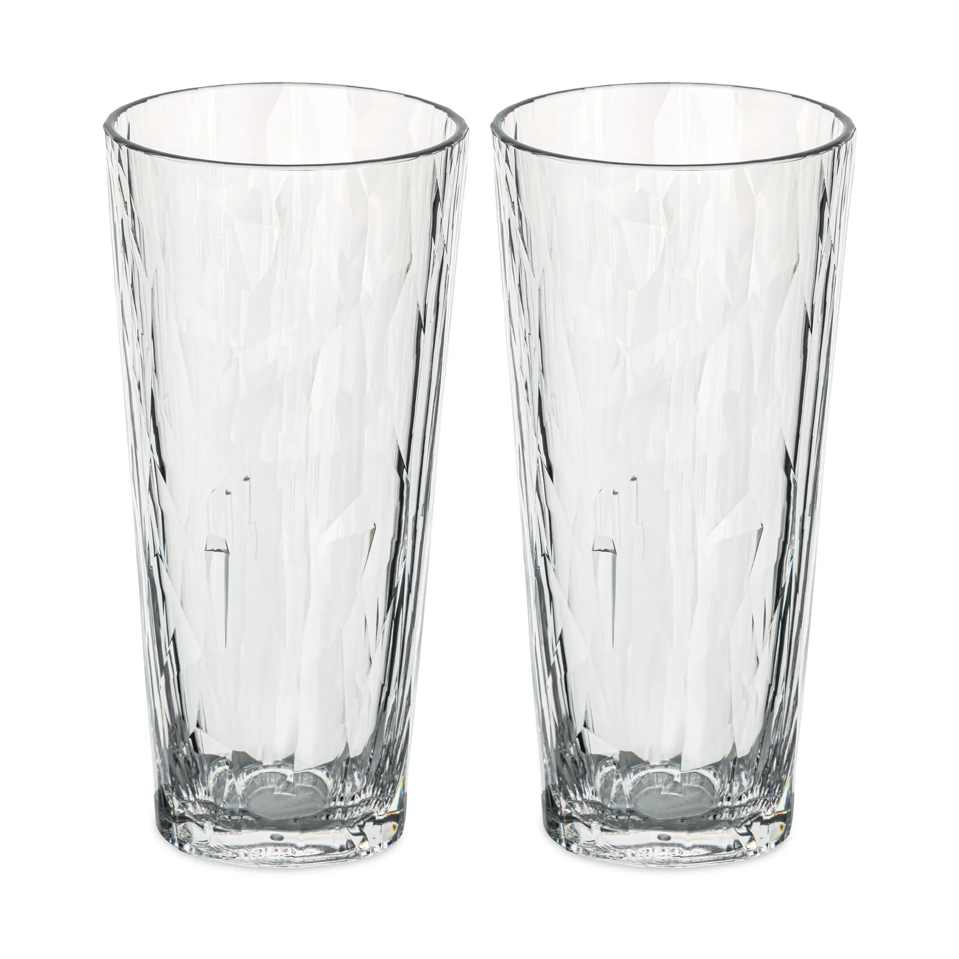 Club No. 19 drikkeglass plast 25 cl 2-pakning, Krystallklar Koziol