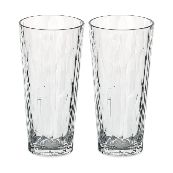 Club No. 19 drikkeglass plast 25 cl 2-pakning - Krystallklar - Koziol