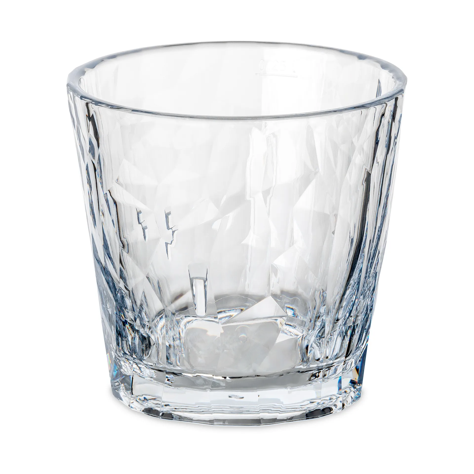 Club No. 22 tumlerglass plast 25 cl 2-pakning, Krystallklar Koziol