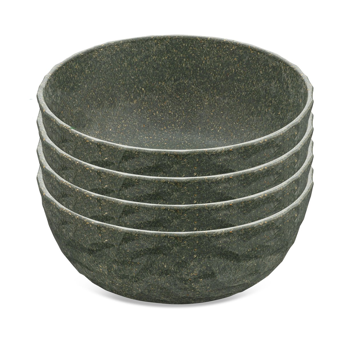 Koziol Club skål Ø 16,2 cm 4-pakning Nature ash grey