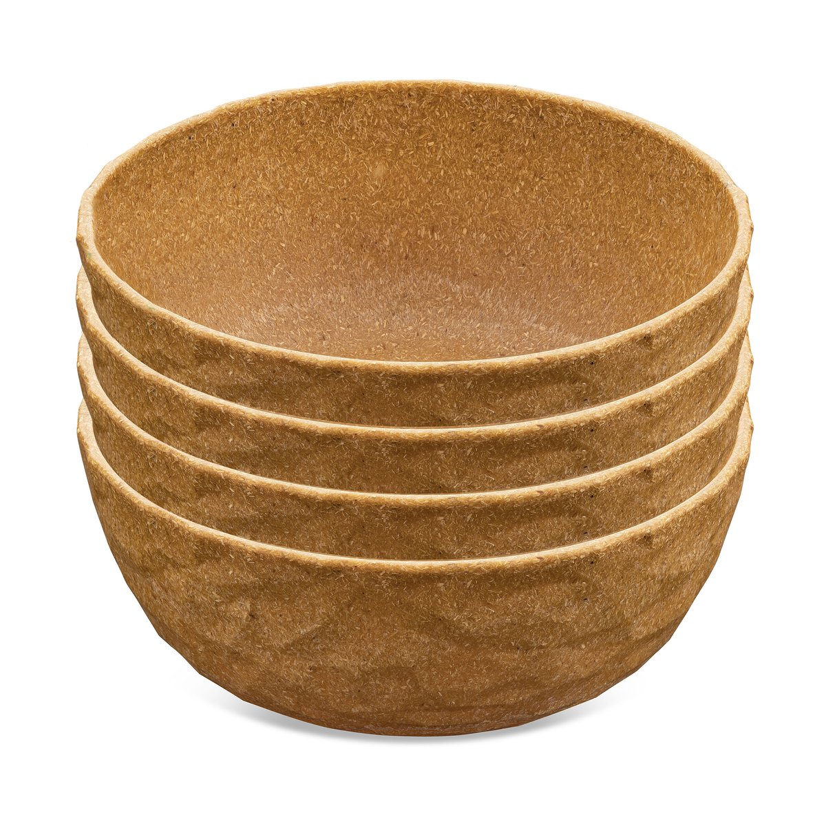 Koziol Club skål Ø 16,2 cm 4-pakning Nature wood