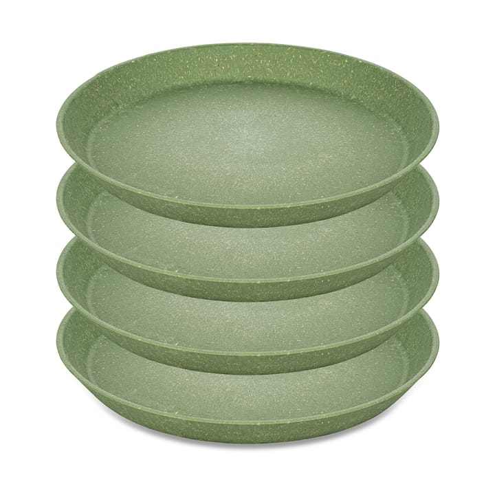 Connect asjett Ø 20,5 cm 4-pakning - Nature leaf green - Koziol