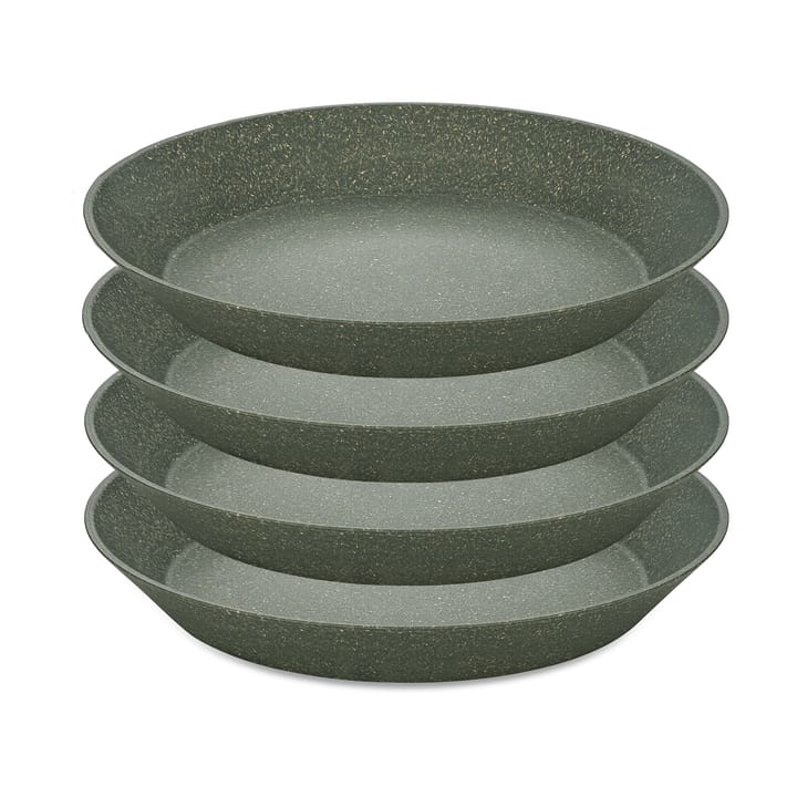 Connect dyp tallerken Ø 24 cm 4-pakning, Nature ash grey Koziol