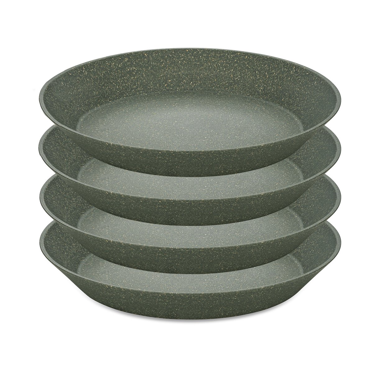 Koziol Connect dyp tallerken Ø 24 cm 4-pakning Nature ash grey