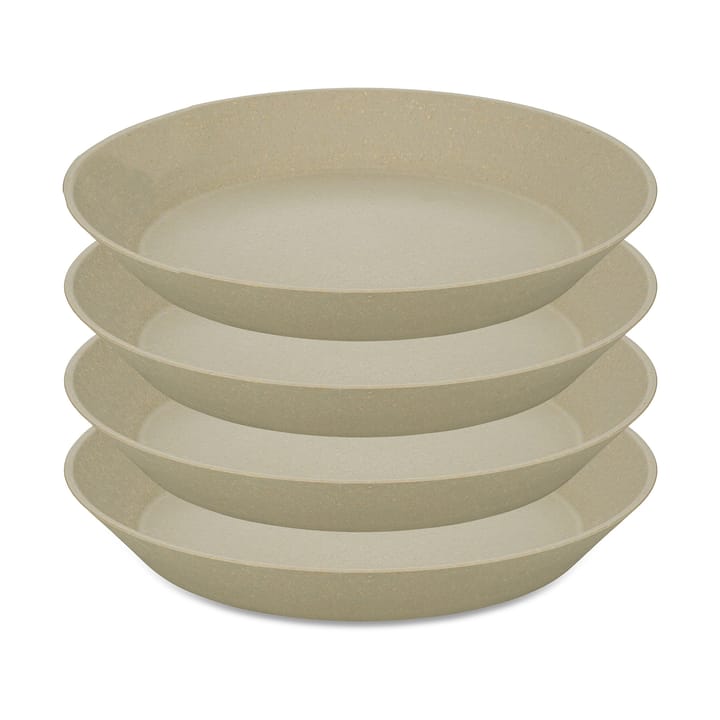 Connect dyp tallerken Ø 24 cm 4-pakning, Nature desert sand Koziol