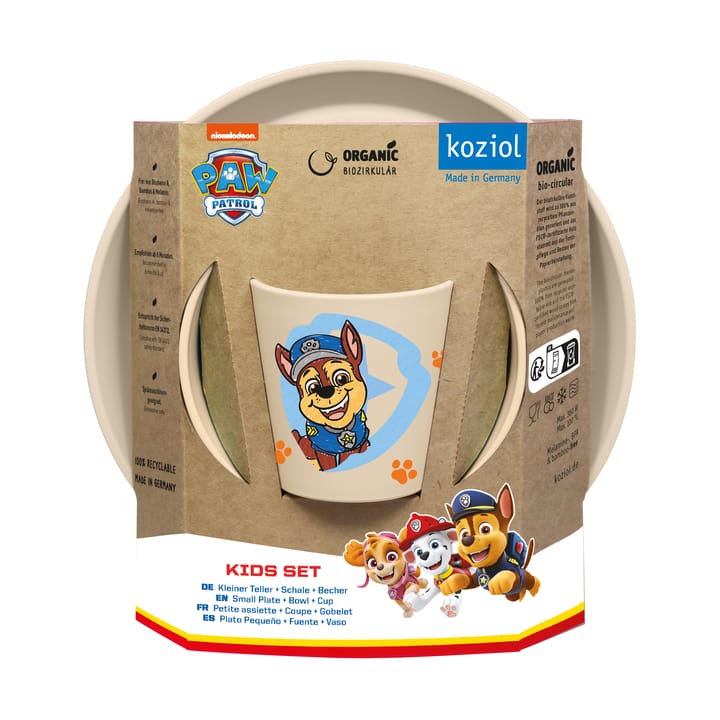 Connect Paw Patrol barneservise 3 deler - Beige - Koziol