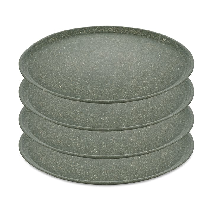 Connect tallerken Ø 25,5 cm 4-pakning, Nature ash grey Koziol