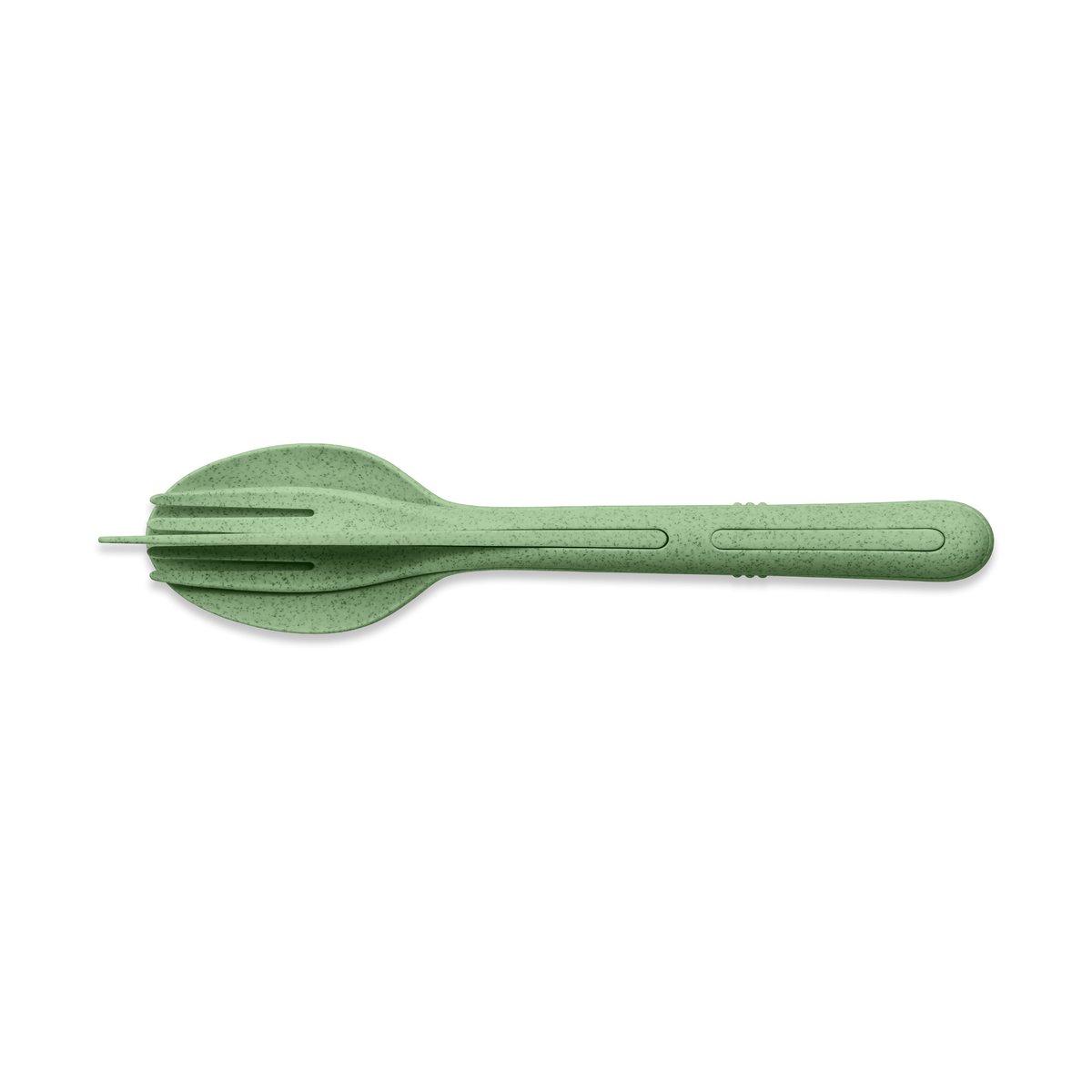 Koziol Klikk bestikksett 3 deler Nature leaf green