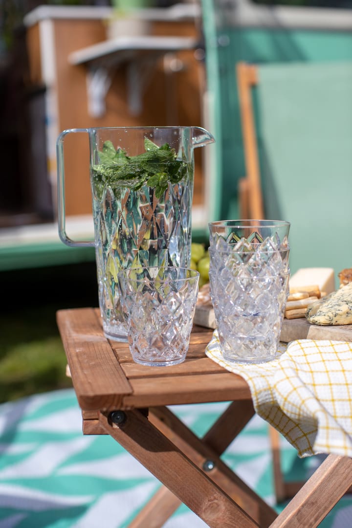 Krystallkaraffel inkl 4 glass, Krystallklar Koziol