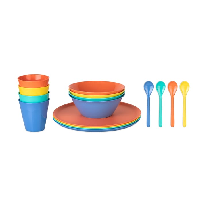 Nora Lollipop servisesett 16 deler - Multi - Koziol