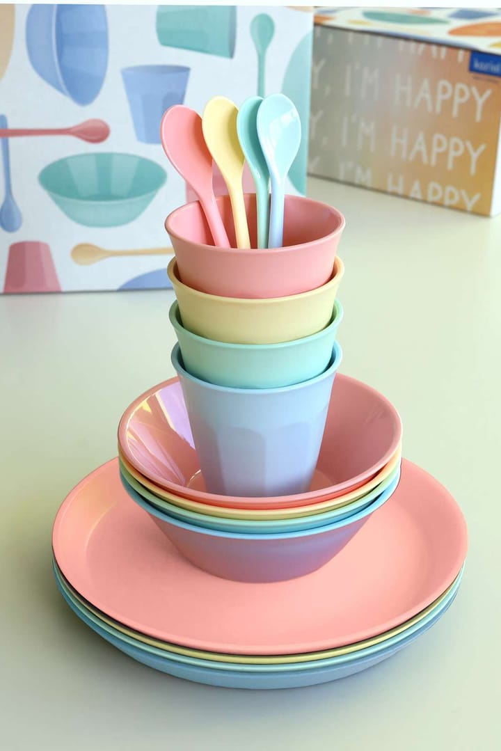 Nora Macarons servisesett 16 deler, Multi Koziol
