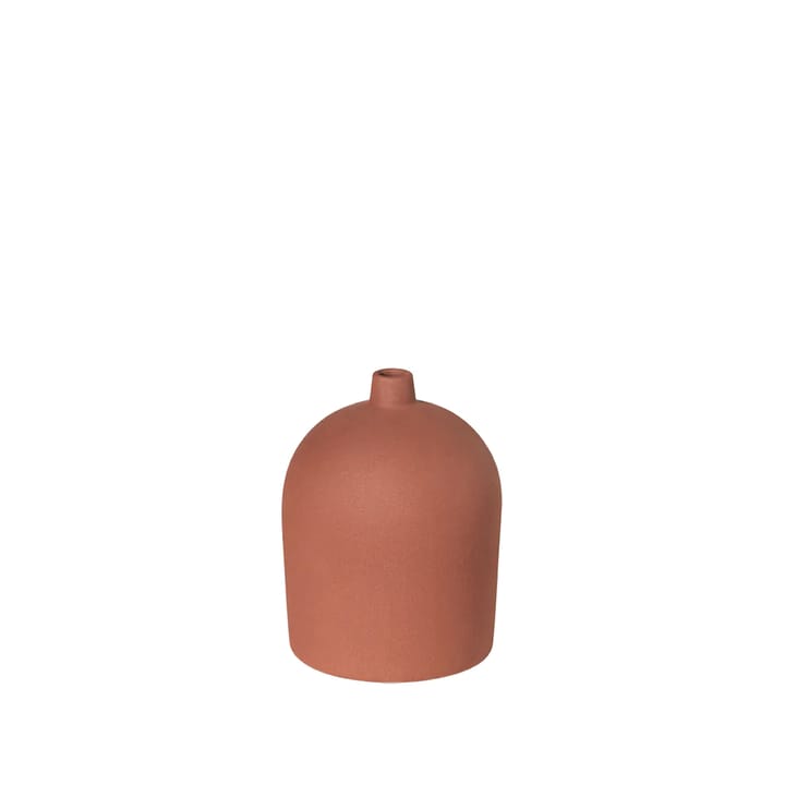 Dome Vase S Ø14x20 cm - Terracotta red - Kristina Dam Studio