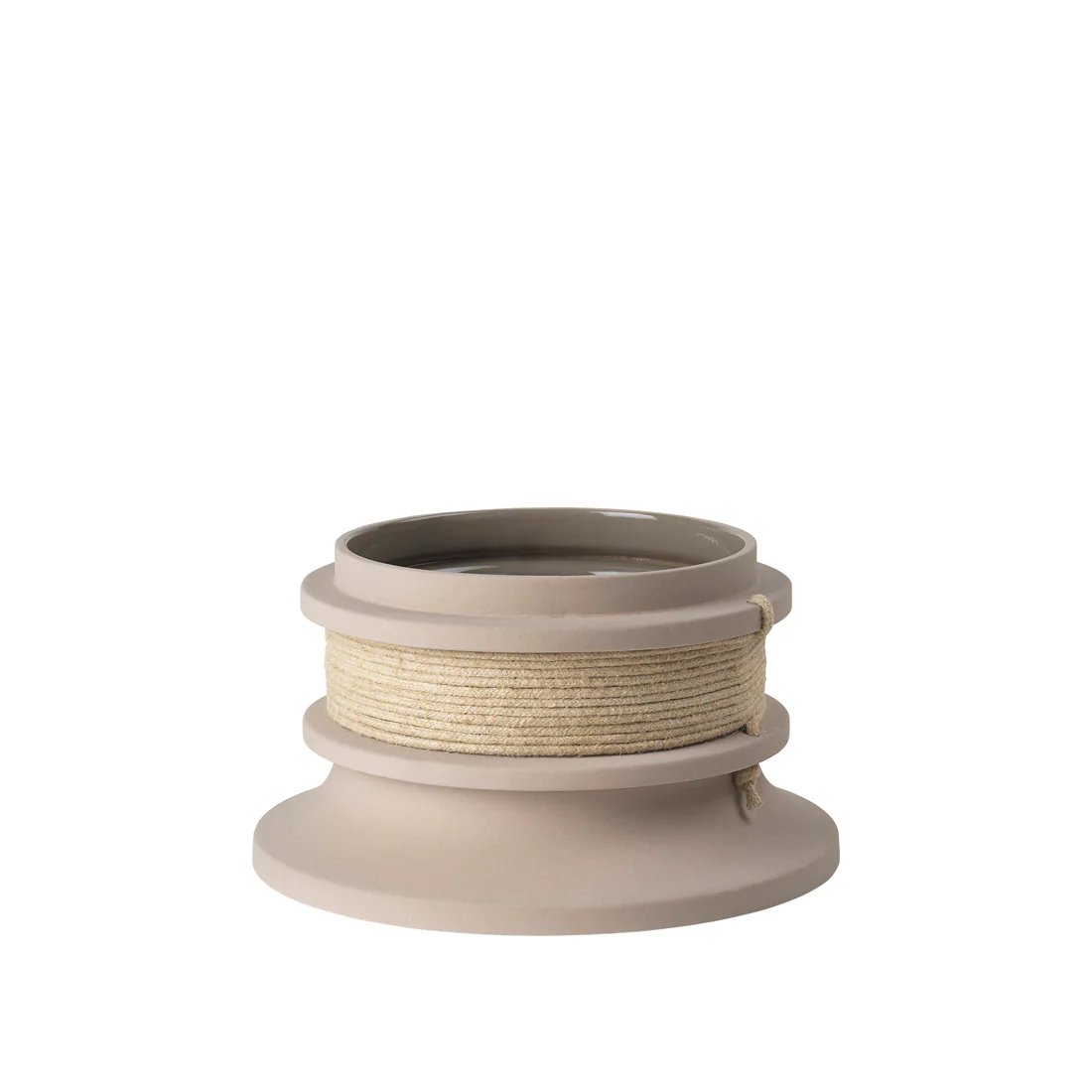 Kristina Dam Studio Rope skål Ø30 cm Steingods-beige