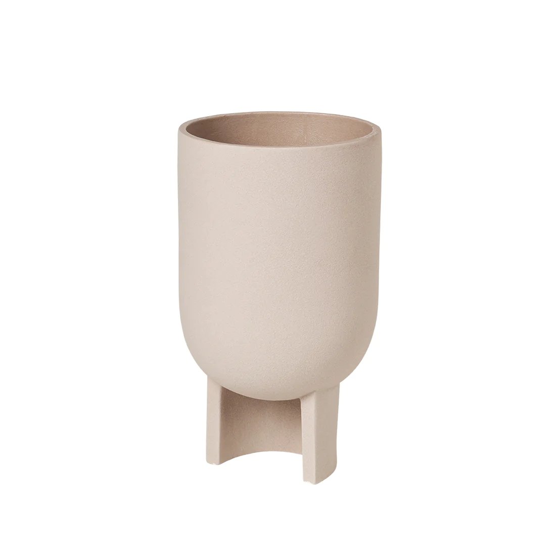 Kristina Dam Studio Serene blomsterpotte M Terracotta beige