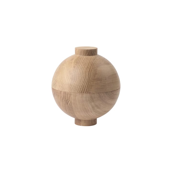 Wooden Sphere skål XL Ø16x18 cm - Eik - Kristina Dam Studio