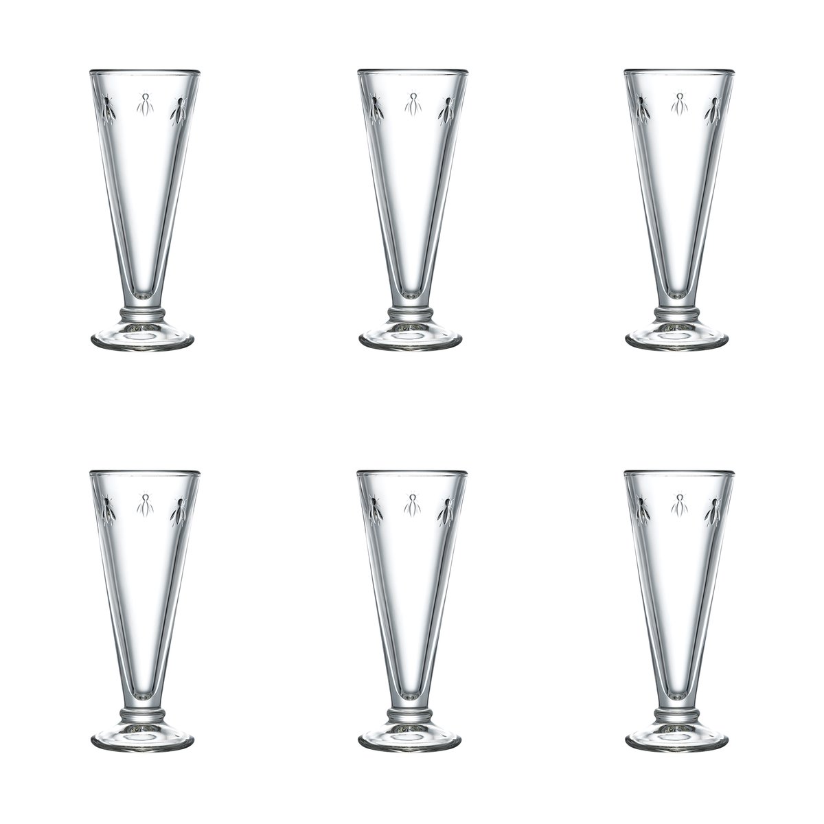 La Rochère - Abeille champagneglass 15 cl 6 stk