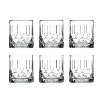 Chicago tumbler whiskyglass 6-pakning - 34 cl - La Rochère