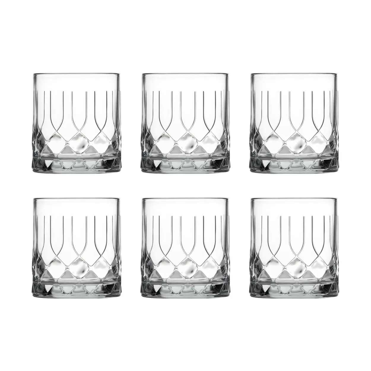 La Rochère Chicago tumbler whiskyglass 6-pakning 34 cl