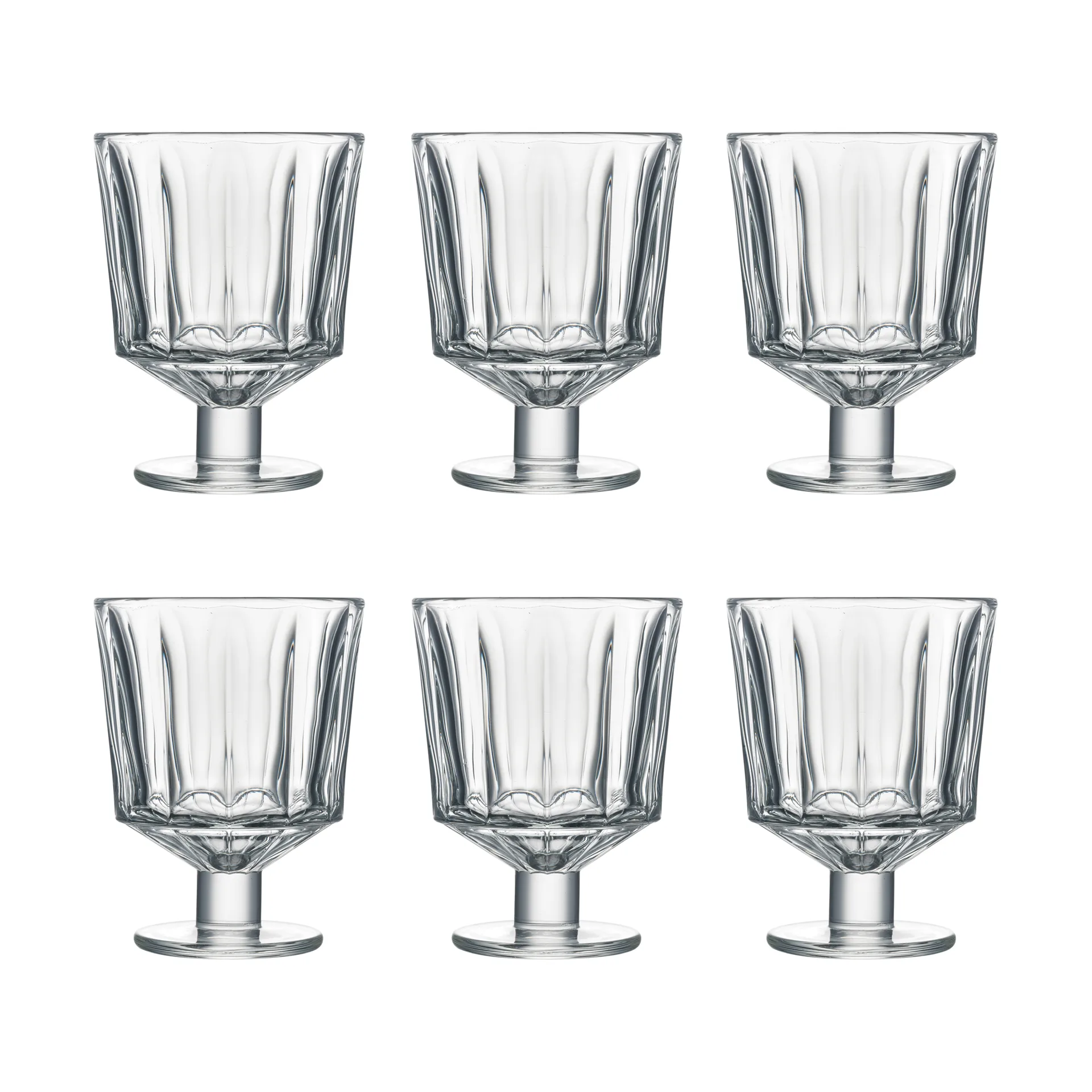 City vinglass 26 cl 6-pakning, Klar La Rochère