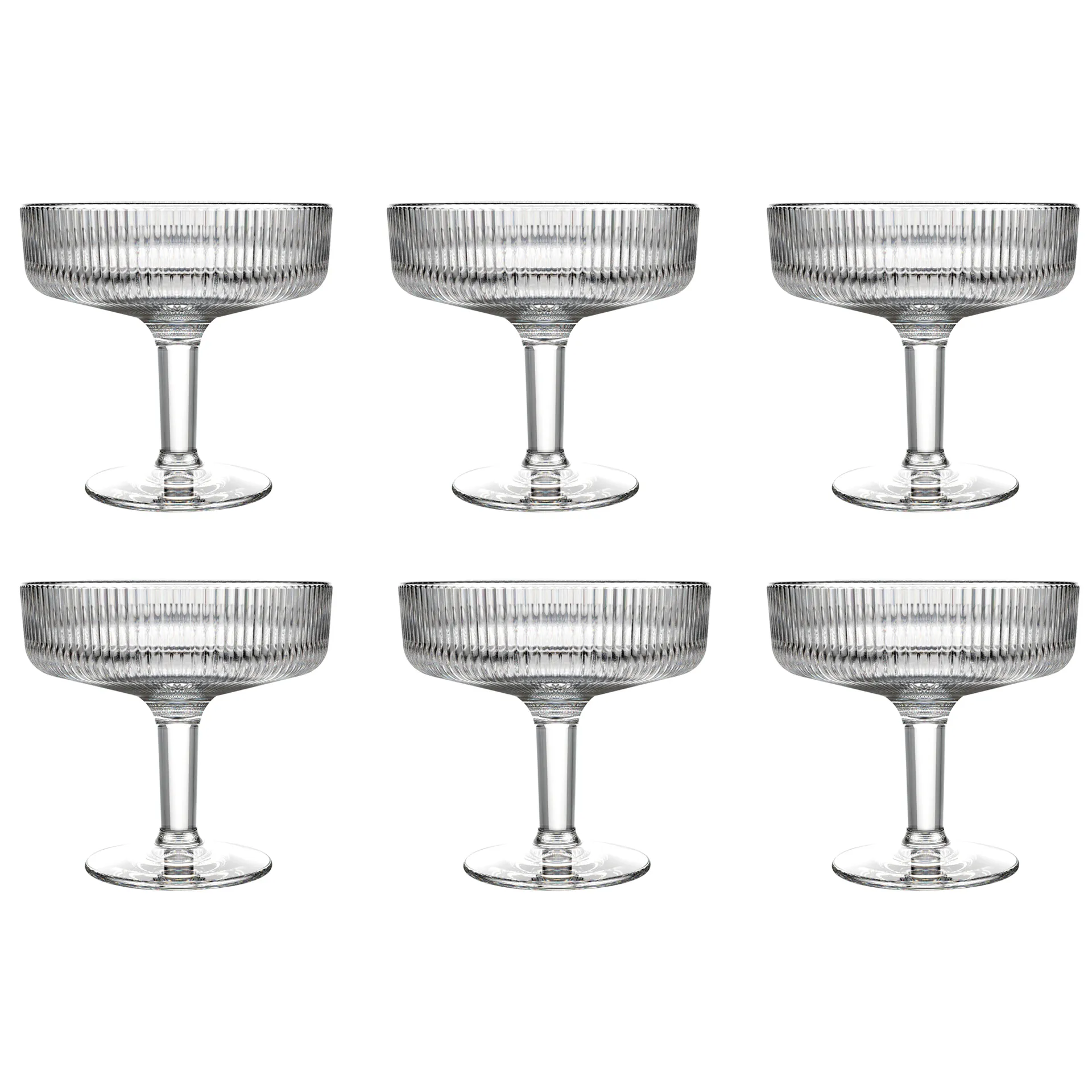 Coupe Alice dessertskål 33 cl 6-pk, Transparent La Rochère