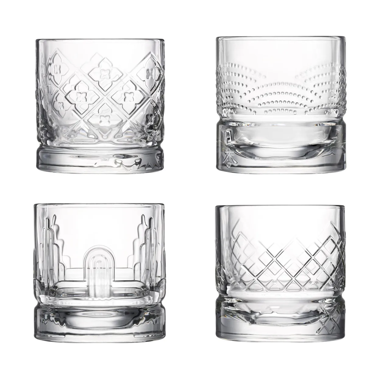 La Rochère Dandy whiskeyglass 4 deler Klar