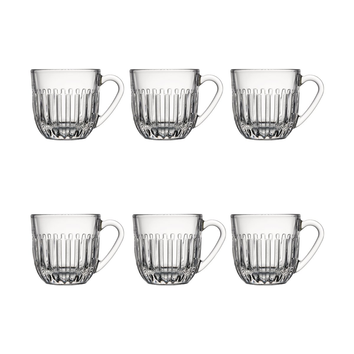 La Rochère Ouessant espressoglass 9 cl 6-pakning Klar