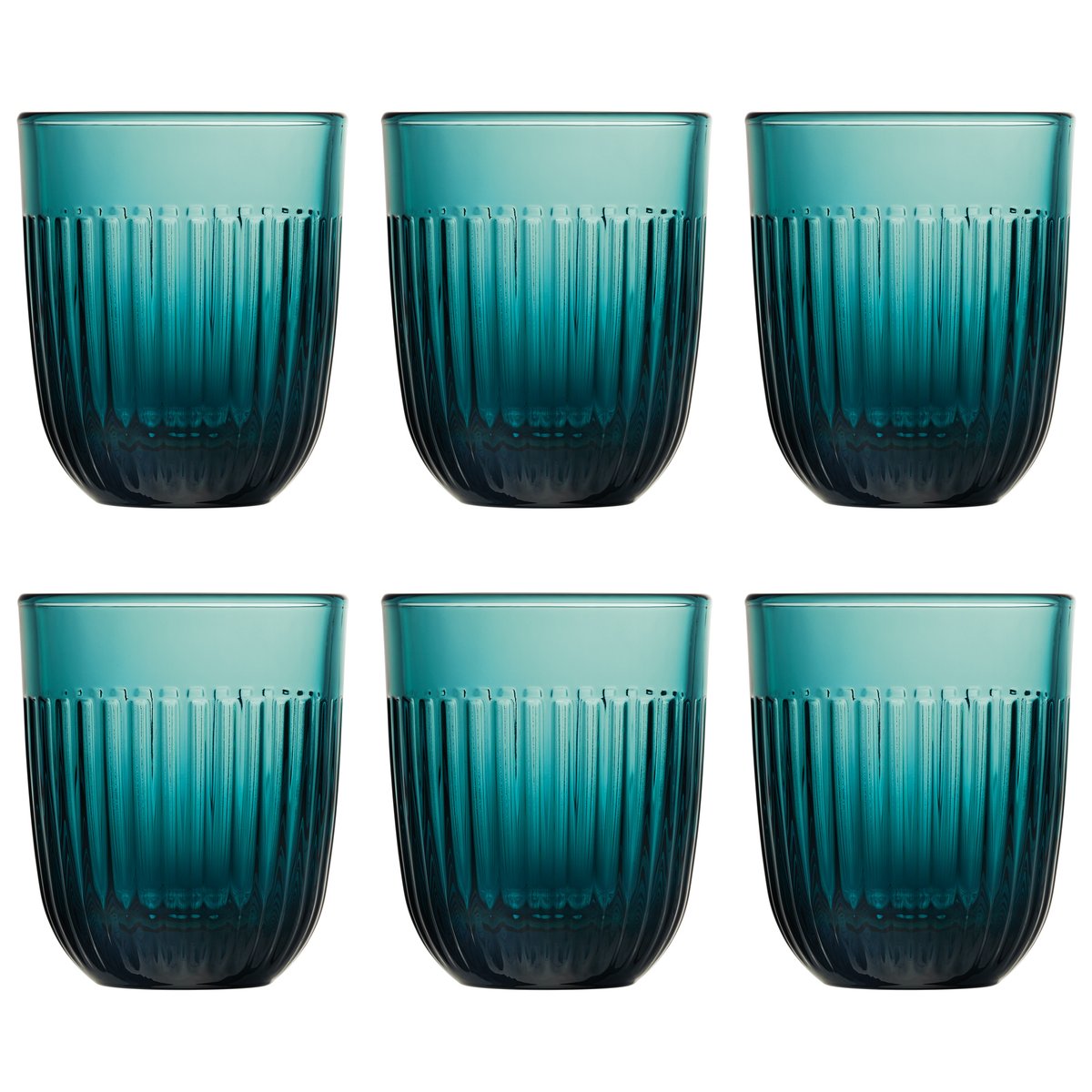 La Rochère Ouessant vannglass 29 cl 6-pk Mørkeblå