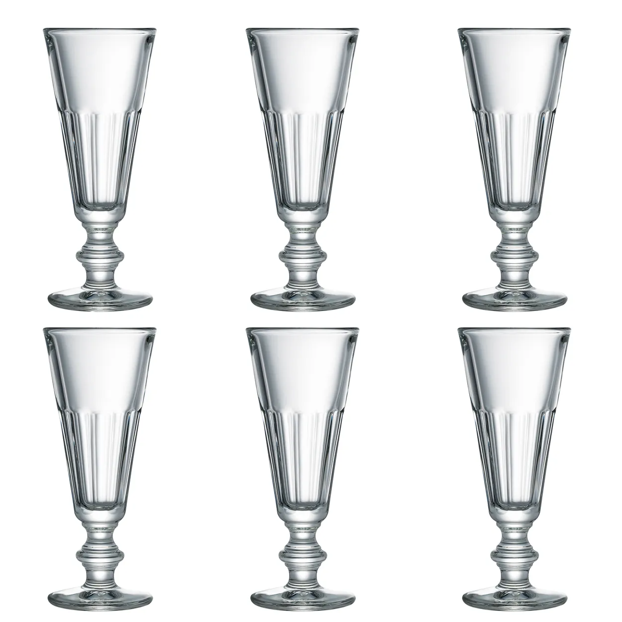 La Rochère Perigord champagneglass 16 cl 6-stk. Transparent