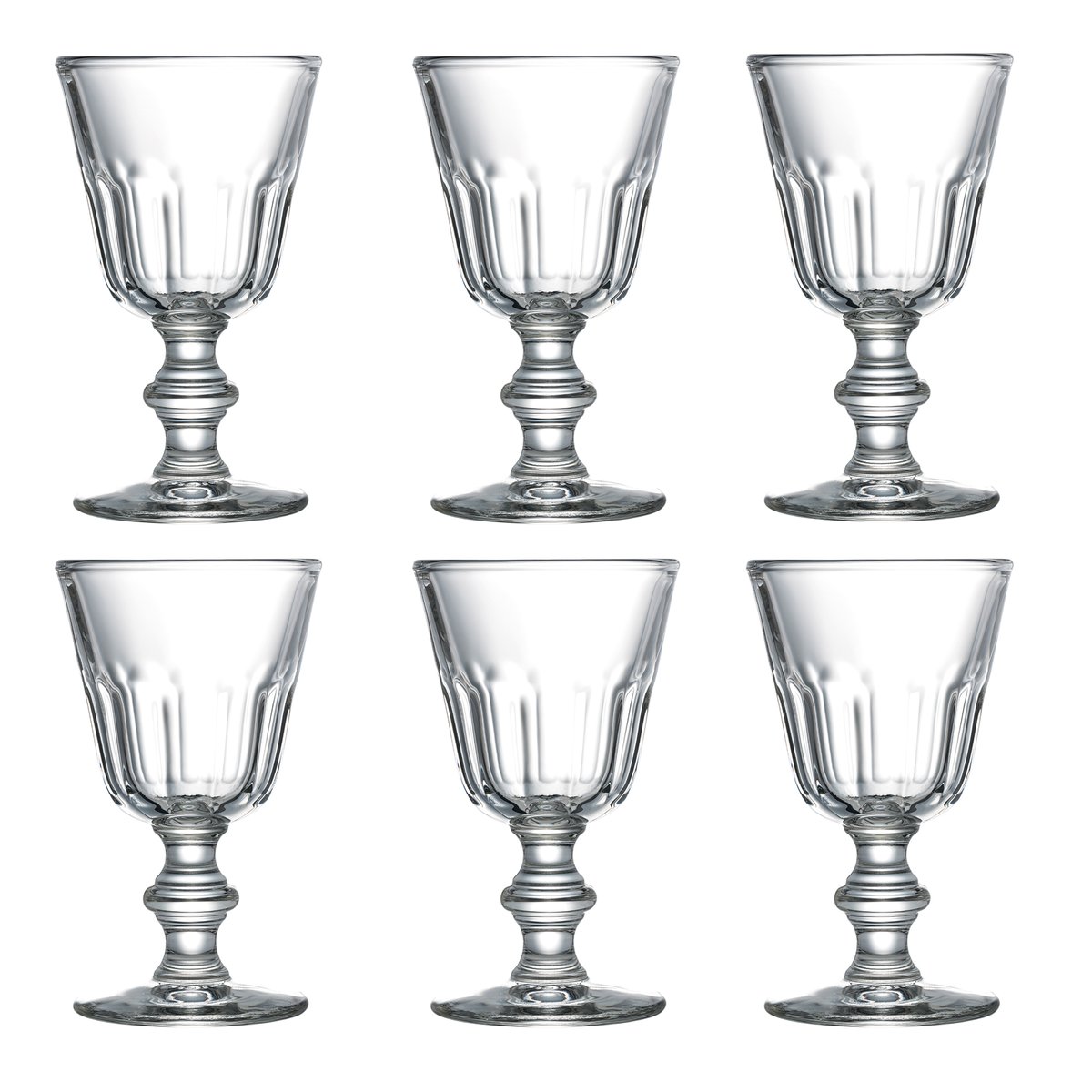 La Rochère Perigord lite glass på fot 22 cl 6-pk Transparent