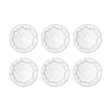 Versailles asjett 6-pakning - Glass - La Rochère