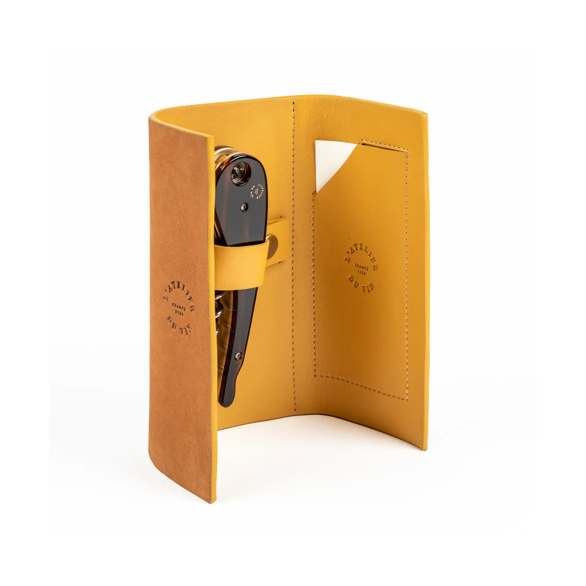 Soft machine nomad korketrekker læretui, 2 deler L'Atelier du Vin