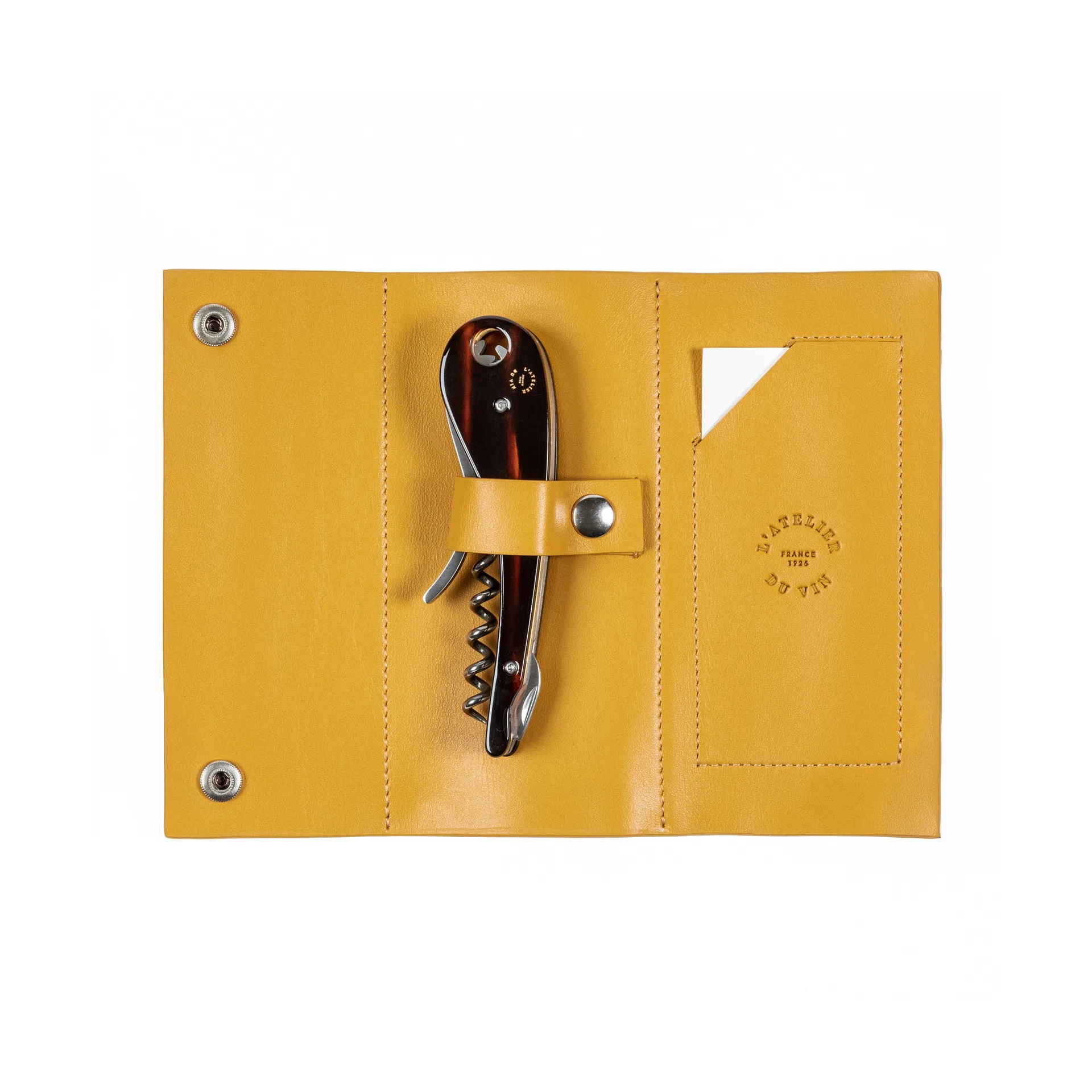 Soft machine nomad korketrekker læretui, 2 deler L'Atelier du Vin