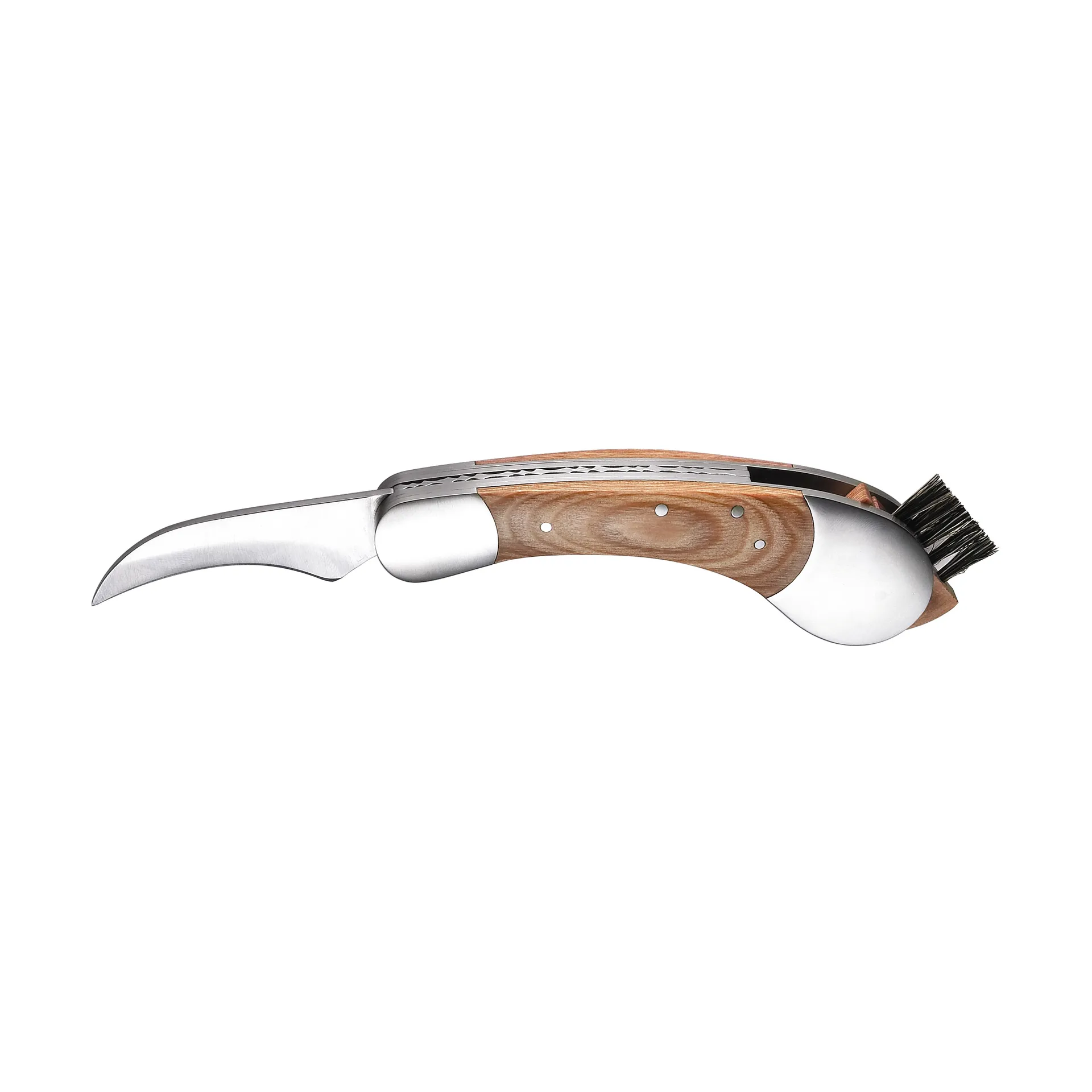 Legnoart PORCINO sopp-kniv, Lyst treskaft-matt stål Legnoart