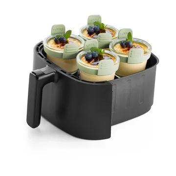 Lékué Air fryer glasskopp mini 4-pakning - Transparent - Lékué