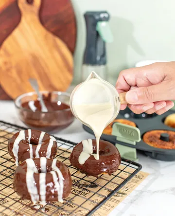 Lékué Air fryer smultringform 4 stk - Grey - Lékué